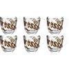 Leonardo Napoli 024234 - Set di 6 tazzine da caffè per espresso, lavabili in lavastoviglie, piccole tazze da caffè, adatte al microonde, 80 ml
