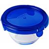 Pyrex - Cook & go - Scatola rotonda in vetro coperchio 0,2 L/Ø 11 cm - Cucinare in forno, conservare e portare