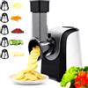 COOCHEER Grattugia Elettrica 150W - 5-in-1 Multifunzione | Taglia Verdure con 5 Dischi | Per Frutta, Verdure, Formaggio