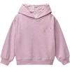 People Wear Organic Felpa leggera con cappuccio in cotone It's cool to be kind - col. malva