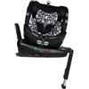 Cosatto All in All Ultra - Seggiolino auto iSize, girevole a 360°, gruppo 0+123, 0-36 kg, 0-12 anni, 40-150 cm, ISOFIX, ERF, R129, anti fuga (sagoma nera)