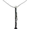Miniblings Clarinetto Musica Collana - Gioielli di Moda a Mano Ho Ciondolo Catena Lunghezza: 80cm - clarinettista + Box
