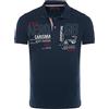 Carisma Polo a maniche corte da uomo, 100% cotone. Polo da uomo con ricamo. Piacevole vestibilità regolare per l'ufficio e il tempo libero 4666, blu navy, M