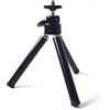 BGoodVision TOUMEIMini Treppiede Portatile con Supporto da Tavolo Ballhead per Mini Videoproiettore Fotocamere Compatte DSLR o Altro 1/4 Interfaccia Viti Dispositivo - Nero Espanso in due sezioni