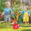 ROUSKY Giocattolo irrigatore 2 in 1 per adulti, giocattolo per l'irrigazione da giardino all'aperto con tentacoli d'acqua, fissaggio al tubo da giardino, giocattolo divertente per l'estate (fenicottero)