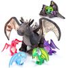 Zomiboo 5 Peluche a Forma di Drago Peluche Mamma e Bambini nella Pancia con Cerniera Drago di Peluche Gigante da 40 cm con 4 Piccoli Giocattoli di Peluche di Drago per Regalo di Compleanno dei Bambini