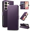 Yunubeyii Cover Libro per Samsung Galaxy S26 Ultra,Viola | Blocco RFID,Luxury PU Pelle,Portafoglio,Card Holder,Magnetic Phone Custodia,Kickstand,Protettiva,Antiurto