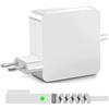 HiQ+ Alimentatore 60 Watt Caricabatteria Compatibile con Mac Pro 13 Pollici A1181 - A1184 - A1185 - A1278 - A1330 - A1342 - A1344 Forma L Mag1 + Protezione Cavo Incluso nella Confezione