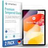 smartect Vetro Temperato 2 Pezzi per Xiaomi Redmi Pad SE 11 | Schermo Protettivo HD Anti Graffio, Pellicola Protettiva Senza Bolle, 0.3 mm Ultra Trasparente, Durezza 9H, Ultra Resistente