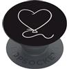 PopSockets | PopGrip | Supporto estraibile e maniglia per smartphone e tablet | Supporto per dita Basic Heart Balloon