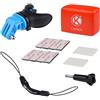 CAMKIX Surf Kit di Montaggio Bocca Compatible con GoPro Hero - Soluzione a Mani Libere per Sport d'Azione Acquatici - Bocchette Ventilate - Laccio per Muta - Galleggiante