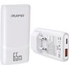 RUIFEI Caricatore USB C da 65 W, connettore di ricarica ultra piatto, 2 porte multiple GaN, caricatore rapido compatibile con MacBook Pro/Air, telefono cellulare, iPad, iPhone, Samsung Galaxy