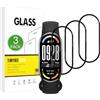 X-Dision [3 Pezzi Pellicola Protettiva Compatibile con Xiaomi Smart Band 10,[Resistente ai Graffi][3D Curved Full Cover] Pellicola Protettiva per Xiaomi Smart Band 10