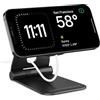 Spigen Mag Fit S Supporto di Ricarica Compatibile con Caricabatterie di MagSafe (2020-2023) Compatibile con iPhone 17/16/15-12 Modelle, AirPods Pro 3/2/1, AirPods 4 - Nero