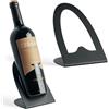AUXPhome Portabottiglie Da Parete Per Vino – Confezione Da 6 – Con Protezione In Gomma Antigraffio, Regolabile – Ideale Per Cucina, Casa E Regalo