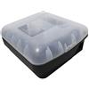 Home>it Home It® Box trappola per ratti in plastica con trappola a scatto interna - Stazione esca richiudibile con chiave - 28 × 23,5 × 13 cm - nero/trasparente