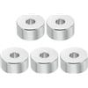 PATIKIL Distanziali Alluminio M6, 5 Pz Distanziali Metallici Alluminio Diametro Interno 6,5 Mm, Diametro Esterno 20 Mm Lunghezza 10 Mm, Distanziatore Alluminio Vite Rotonda Viti1/4 o M6