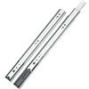 LOOTICH Push to Open Spingere per Aprire Guide a Rimbalzo per Cassetti con Cuscinetti a Sfera 500 mm Totale Telescopiche Guida con Apertura a Pressa per Cassetto Capacità Carico 35kg (1 Paio)