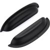 SYZOW 6 pezzi Maniglie per Mobili da Cucina ，maniglie per mobili Nero Maniglie per Armadio，semicircolari retrò massicce Distanza fori 128mm