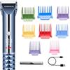 BarberBoss Rasoio per capelli da uomo, senza fili, lama regolabile e kit completo per la toelettatura da uomo, tagliacapelli ricaricabile Turbo Speed, tagliacapelli da uomo