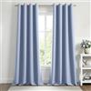 MIULEE Tende Oscuranti per Interni 2 Pezzi 140x260 CM, Tenda Termica Isolante Freddo e Caldo Interni Finestra Camera da Letto Soggiorno con Anelli, Morbido Tenda Oscurante da Interno, Celeste