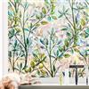 NINETREX Pellicola protettiva per finestre in vetro decorativo 3D, protezione solare per porta in vetro, decorazione della casa, non adesiva, 115 x 200 cm, fogli