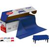 Neatiffy 137,2 cm x 32,9 m Rotolo Di Tovaglie Di Plastica Usa E Getta, Per Picnic, Feste, Banchetti, Blu Reale