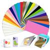 VOHESEA 23 colori Smart Adhesive Vinyl Permanent for Cricut Joy, Smart Vinyl Permanent con 5 pellicole di trasferimento autoadesive in vinile, 14 x 30,5 cm, kit di pellicole per plotter in vinile, per fai da