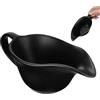 Cabilock Tazza di drenaggio Spike Bowl Ciotole di miscelazione Grande salsa di pietra brocca per sugo Crematrice Versatore Catering Thermos Secchio Lattiera Brocca Brocca Beccuccio Tazza di