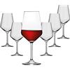 RASTAL - Collezione HARMONY - Set n° 6 Calici da degustazione Vino Rosso Mod. H 53 - Capacità 53 cl.