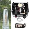 Kensbro Kit di ricambio per riscaldamento a gas, modulo di ricambio per bruciatore a gas propano, tubo di controllo, scatola di controllo, aria di aspirazione, riscaldamento esterno, controller di montaggio