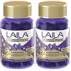 Laila DormiBene + Melatonina BIPACCO Integratore Per il Sonno 2x60 Pastiglie Gommose
