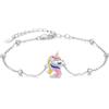 REDSUN Bracciale da donna in argento Sterling 925, con koala, farfalla, occhio malvagio, bradio/bussola/albero della vita, regolabile, per donne, ragazze, moglie, madre, figlia, Argento sterling