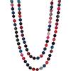 Treasure Bay TreasureBay Freestyle - Collana da donna con perline in pietra naturale, 8 mm, 120 cm, Gemma, agata,