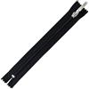 Aerzetix - Set di 8 Cerniere Lampo a Spirale N°5 20cm Non separabili con cursore Decorativo per Cucito Abbigliamento Borse | in Metallo Nylon Poliestere | Colore Nero