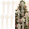 UXORSN 6 Pezzi Fiocchi Velluto Albero di Natale 60x40 cm Fiocco Decorativo Natalizio Grande Ornamenti Dell'albero di Natale per Ghirlanda Scale Confezioni Regalo Decorazioni Natalizie (Beige)