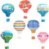 Eterspr 7 Pezzi Lanterna di Carta per Mongolfiera, Lanterne di Carta Colorate per Mongolfiere, Lanterna Sospeso per Mongolfiera, per Festa di Matrimonio, Centro Commerciale, Decorazione Artigianale