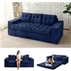 MAXYOYO Divano Letto da Pavimento, Larghezza 190 cm, con Cuscino, Pieghevole 2 in 1, 3 Posti con Funzione di Sonno, Superficie 101 x 196 cm, per Soggiorno, Camera da Letto, Lounge