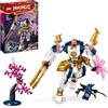 LEGO NINJAGO Mech Elemento Tech di Sora, Giochi d'Avventura per Bambini e Bambine da 7 Anni, Action Figure Snodabile con 2 Minifigure, Giocattolo Personalizzabile da Battaglia, Idea Regalo Ninja 71807