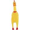 STOBOK Giocattolo di pollo di gomma Squeeze Urlando Giocattolo di pollo Squawking Scherzo Novità Bomboniere per Bambini Giocattoli Pet
