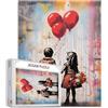 Tucocoo Street Art Banksy Puzzle per adulti 1000 pezzi, palloncino per bambina e ragazzo, puzzle colorato fai da te per la decorazione della casa, regalo per la famiglia, perfetto per serate di gioco