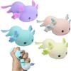 SOETDERT Axolotl - Set di 4 giocattoli da spremere, giocattolo antistress per bambini e adulti