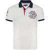 Carisma Polo a maniche corte da uomo, 100% cotone, da uomo, con ricamo? Piacevole vestibilità normale, per l'ufficio e il tempo libero 4664, Bianco, S