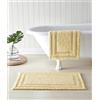 Tommy Bahama - Tappeti da bagno, tappetino da bagno in cotone, decorazione bagno altamente assorbente (Isla giallo, 2 pezzi)