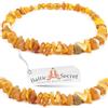 Baltic Secret Selected Baltic Amber Ambra pulci e zecche collare per cani - Taglia 20 cm-70 cm - Top Quality on Amazon - Realizzato in 100% vera ambra baltica grezza - Protezione delle pulci e zecche - 100% naturale e priva di sostanze chimiche