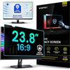 VINTEZ Schermo privacy da 23,8 pollici 16:9 per monitor e laptop - Pellicola protettiva antiriflesso per la luce blu Filtro per gli occhi - Schermo del computer Privacy Shield [1 confezione]