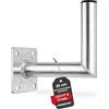 Premium X 35 cm supporto a parete in alluminio SAT ALU per parabola satellitare antenna 350 mm