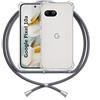 ANFAIRLACE Cover Cordino Compatibile con Google Pixel 10a, Grigio