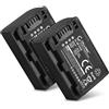 CELLONIC 2x Batteria per Fotocamera Compatibile con Sony DSLR-A200 (α200), DSLR-A230 (α230), DSLR-A330 (α330), NP-FH50 - (700mAh, 7.4V)