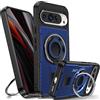 Tuvror Cover per Google Pixel 9 Pro XL con Supporto. [Anello rotante a 360° e Supporto]. Cover protettiva antiurto per Pixel 9ProXL, Blu